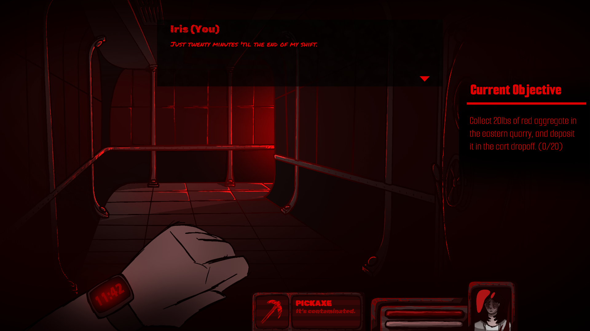 A screenshot of the game's main menu